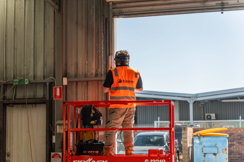 supplying and installing a garage door